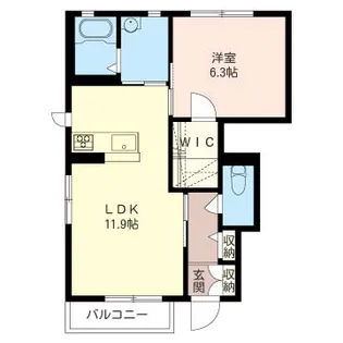 マルシェB【1階】の間取り