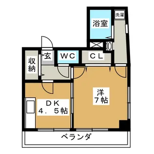 三橋ビル【4階】の間取り
