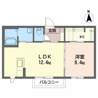 シャーメゾンアンジュI【2階】の間取り