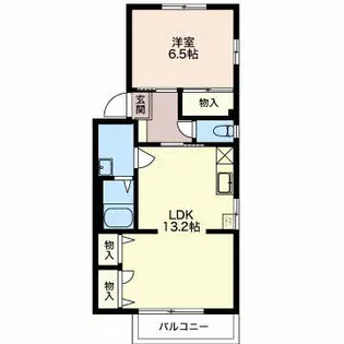 カーサパセオ【2階】の間取り
