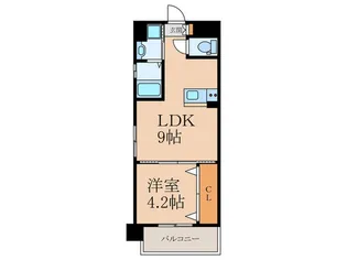 ラフィーネ葛原レスト【12階】の間取り