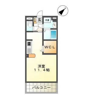 シエテ久居元町レジデンス【2階】の間取り