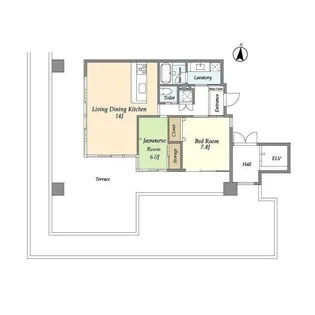 レリーフ美しが丘【4階】の間取り