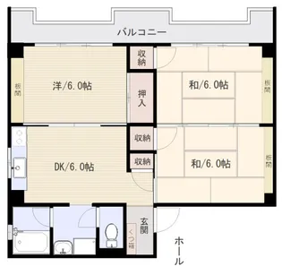 日新ビル【4階】の間取り