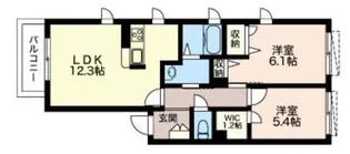 シャーメゾン東砂【3階】の間取り