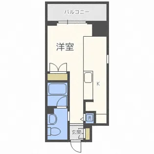 アーデンタワー南堀江【7階】の間取り
