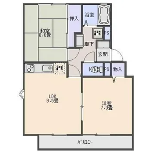 フォルテ【3階】の間取り