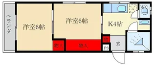 フィールハイツ【1階】の間取り