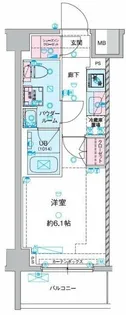 GENOVIA谷塚【5階】の間取り