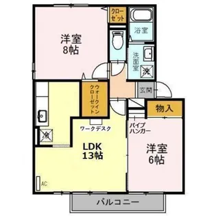 プラセールEF【2階】の間取り