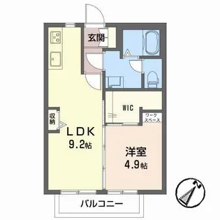 ピュアネス【2階】の間取り