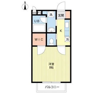 ユリフルK【2階】の間取り