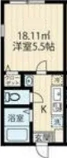 読売ランド前新築アパート【1階】の間取り