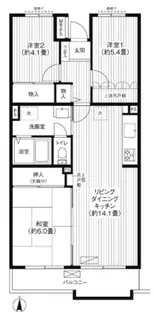 アルタイル平和台【1階】の間取り