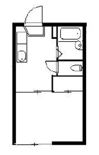 桂ハイムA【1階】の間取り