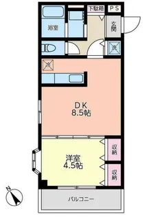 パルス日吉【2階】の間取り