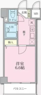 マモール川崎【3階】の間取り