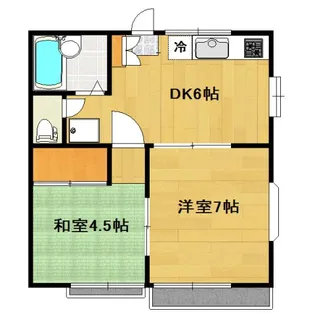 ハイムU【2階】の間取り