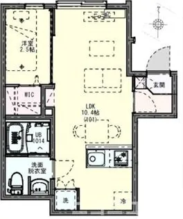 KLEIS竹ノ塚【1階】の間取り
