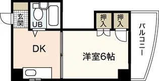 Calm南竹屋町【5階】の間取り