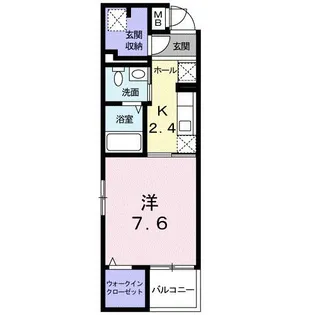 ライルエフ・青葉【4階】の間取り
