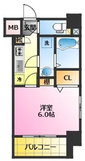 ガーラ・ステーション新丸子【3階】の間取り