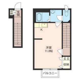 テラスグリーン【2階】の間取り