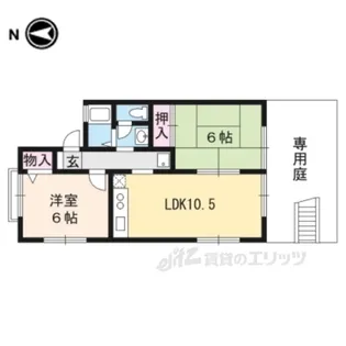セジュールLakeSide【1階】の間取り