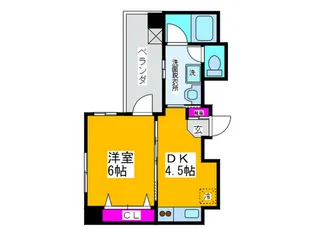 プログレス櫛屋町【2階】の間取り