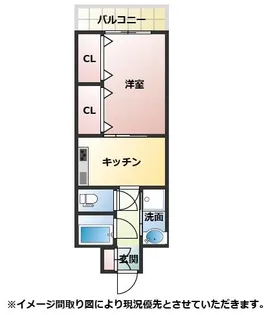 ダイアパレス水前寺スポーツパーク【4階】の間取り