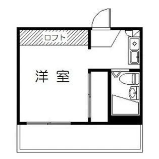 Hills Higashiyama B【1階】の間取り