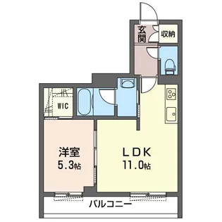 ヴァルゴ都賀【2階】の間取り