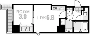 katayamaBLDG25【2階】の間取り