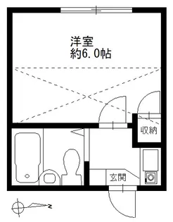 クラレンス上青木西【2階】の間取り