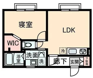 シティハイム清雅タチカワ【2階】の間取り