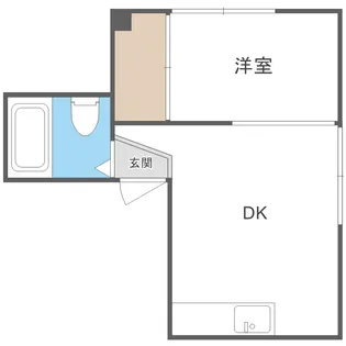 マイルーム11【1階】の間取り