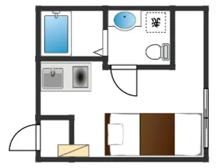 Smart Residence IoTele 初台【4階】の間取り
