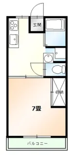 サンホームズ中野【1階】の間取り