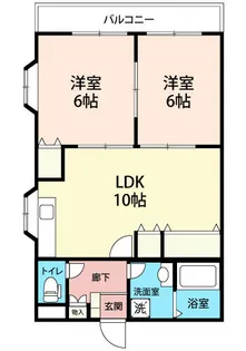 セレネハイツ【1階】の間取り