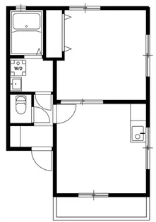 ボナール新町【3階】の間取り