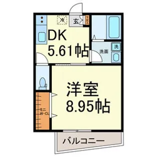 アーバンライフ桜山【3階】の間取り