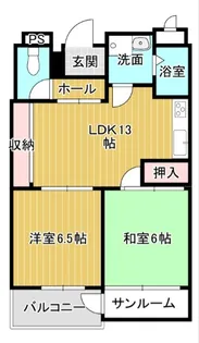 エクセルふたすぎ【3階】の間取り