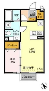 アメージング A【2階】の間取り