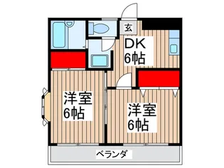メゾン新座【2階】の間取り