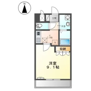グレイシャス【1階】の間取り