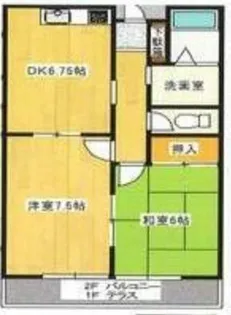 プリシア6【2階】の間取り