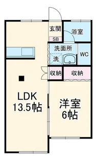 THE TERRACE秦野【1階】の間取り