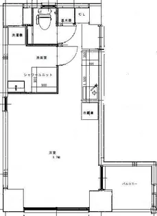 D terrace Tokyo【8階】の間取り