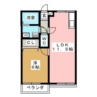 成増ハイム【2階】の間取り