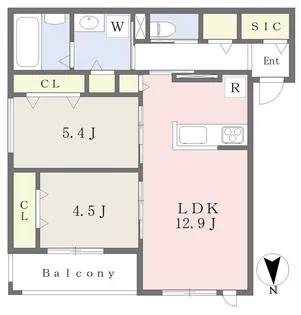 Cherir K【1階】の間取り